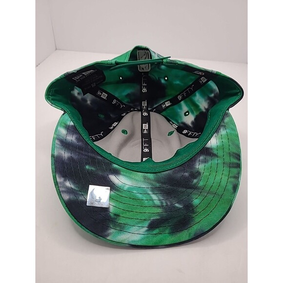 New Era BOSTON CELTICS Retro Crown Marbled Tie Dye 9FIFTY NBA Snapback Cap Hat - Picture 8 of 8